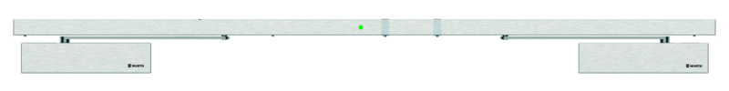 Elektromagnetische Feststellanlage zweiflügelig SR-EFR-2-GTS640-DIN-L-(A2 MATT)