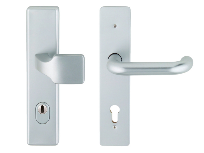 Aluminium-Schutzbeschlag S 33 SBS-ALU-S33-ES1-WE-ZA-72-14-F1/SILBER