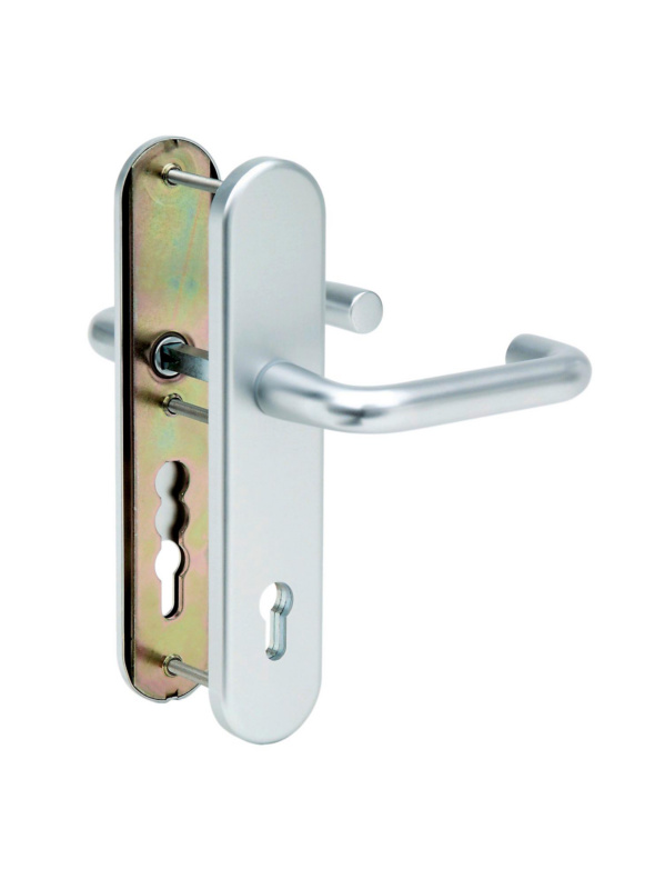Aluminium-Schutzbeschlag  S 40 SBS-ALU-S40-ES1-DD-PZ-72-12-F1/SILBER