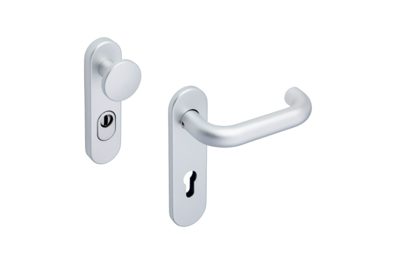 Aluminium-Schutzbeschlag S 22 SBS-ALU-S22/FS-ES1-WE-ZA-72-14-F1/SILBER