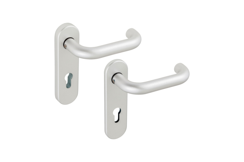 Aluminium-Schutzbeschlag S 22 SBS-ALU-S22/FS-ES1-DD-PZ-72-14-F1/SILBER
