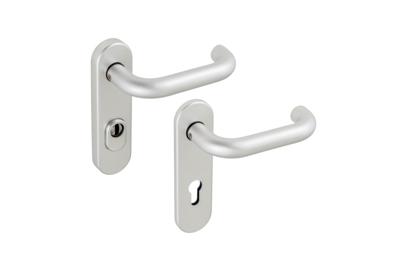 Aluminium-Schutzbeschlag S 22 SBS-ALU-S22/FS-ES1-DD-ZA-72-14-F1/SILBER