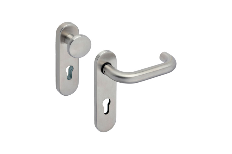 Edelstahl-Schutzbeschlag S 22 SBS-A2-S22/FS-ES1-WE-PZ-72-14-MATT