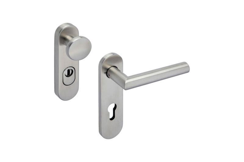 Edelstahl-Schutzbeschlag S 25 SBS-A2-S25/FS-ES1-WE-ZA-72-14-MATT