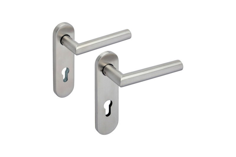 Edelstahl-Schutzbeschlag S 25 SBS-A2-S25/FS-ES1-DD-PZ-72-14-MATT