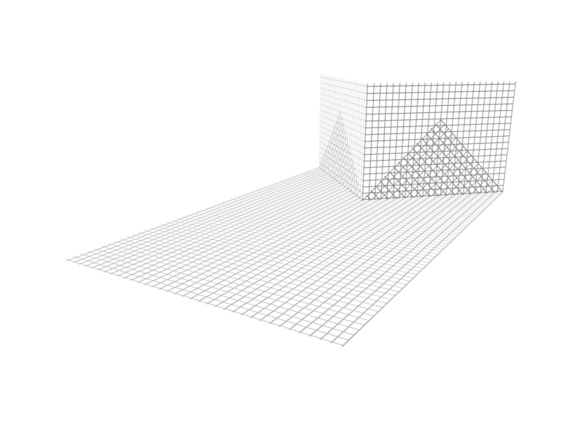 Gewebe-Sturzeckwinkel STURZECKWNKL-GWB-10CM
