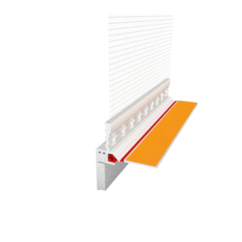 Rollladenanschlussprofil 3D Plus ROLLLADANSHLPRFL-3D-PLUS-L1,4M-B11MM