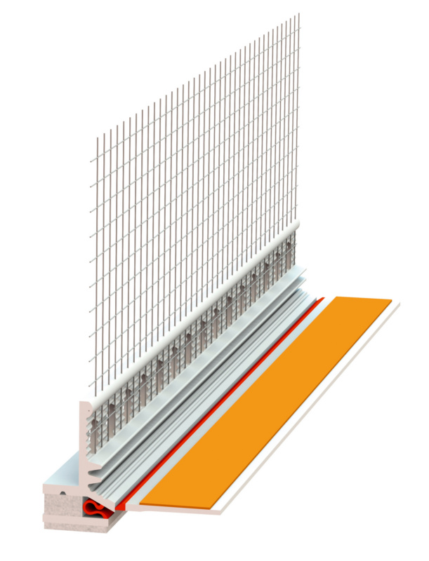 Anputzdichtleiste 3D Premium mit Gewebe