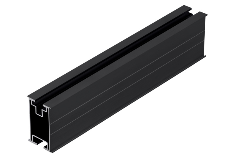 Montageschiene PLUS 65 MNTGSHN-SOL-ALU-SCHW-PLUS-65X40-3600MM