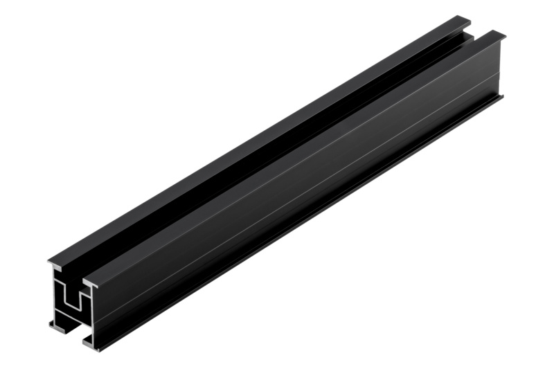 Montageschiene PLUS 37 MNTGSHN-SOL-ALU-SCHW-PLUS-37X25-3600MM
