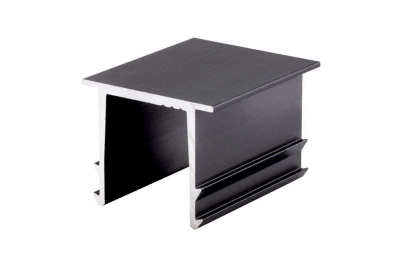 Endkappe Aluminium ENDKA-(F.MNTGSHN-39X37)-SCHW-ALU