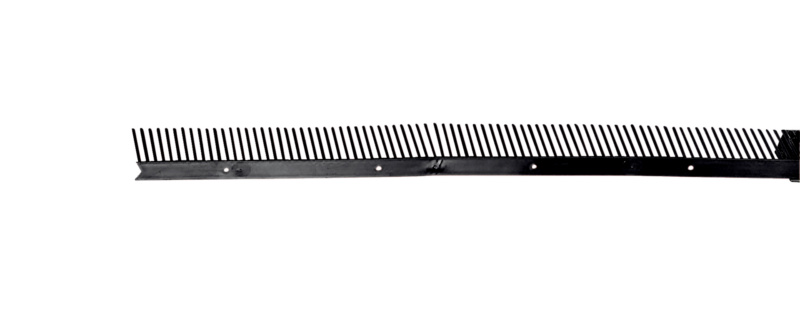 Traufen-Lüftungskamm TRAULUEFTKAMM-M.STEG-SCHWARZ-50X1000MM