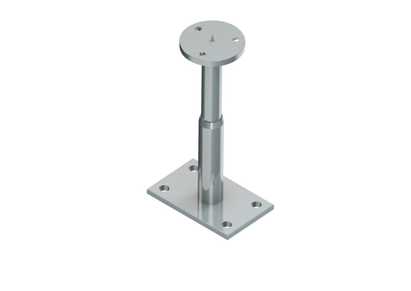 Pfostenträger ProBase Typ F PFOSTTRG-D-FL-H-(ZNNI)-XL95F