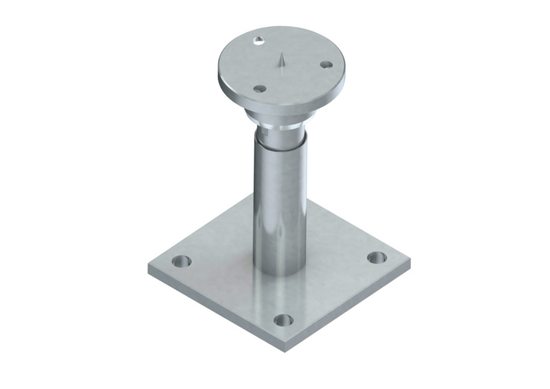 Pfostenträger ProBase Typ C PFOSTTRG-D-CO-H-2TL-(ZNNI)-XL120C