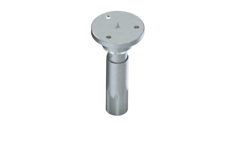 Pfostenträger ProBase Typ C Top PFOSTTRG-A-CO-H-(ZNNI)-L130CTOP
