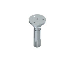 Pfostenträger ProBase Typ C Top PFOSTTRG-A-CO-H-(ZNNI)-L130CTOP