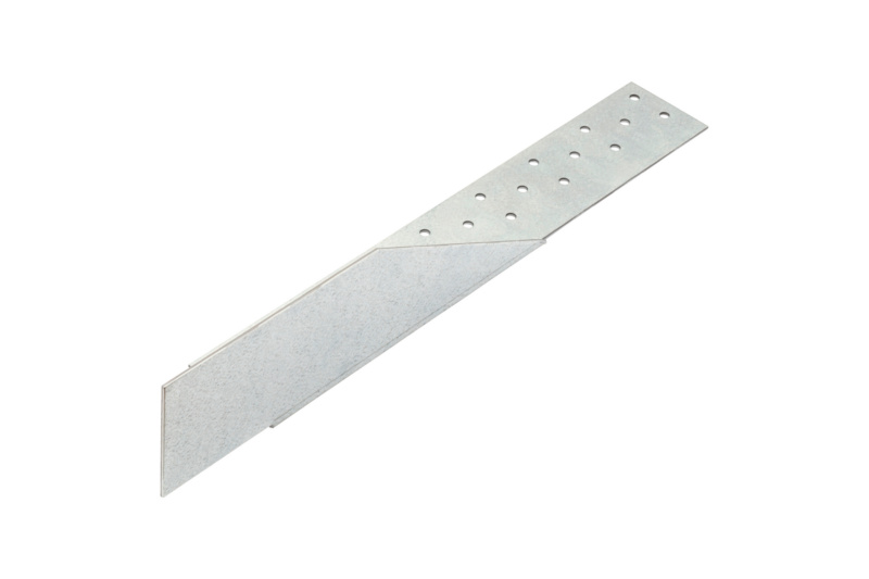 Rückenplatte 65 x 380 x 2 mm für Zuganker zweiteilig