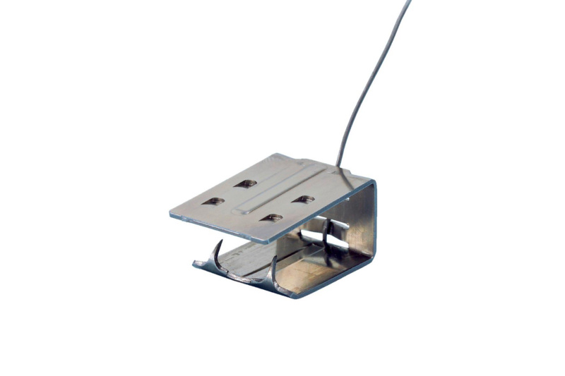 Kehl-/Gratklammer für flache Ziegel