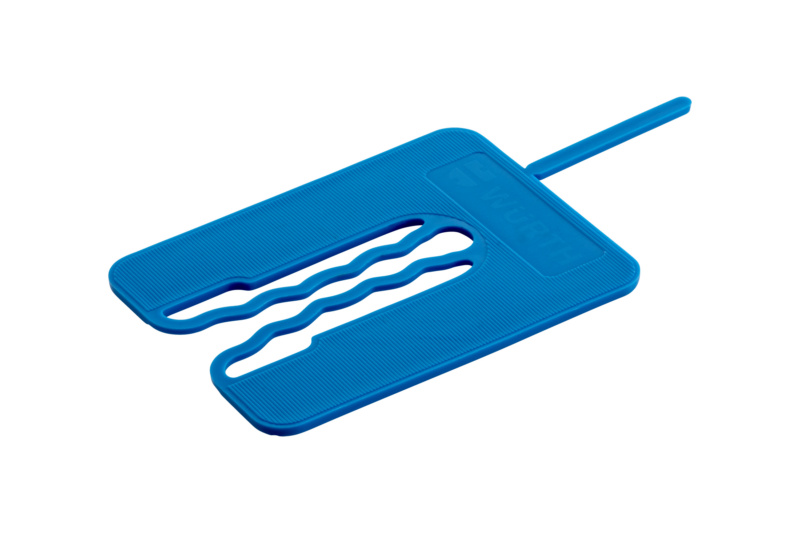 Montageclip AMO-Clip AMO-CLIP-PP-BLAU-60X45x2MM