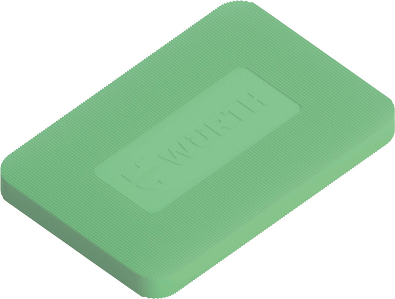 Montageklotz MNTGKLTZ-PP-GRUEN-60X40X5MM