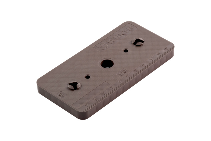 Montageklotz XL MNTGKLTZ-XL-BRAUN-60X160X10MM