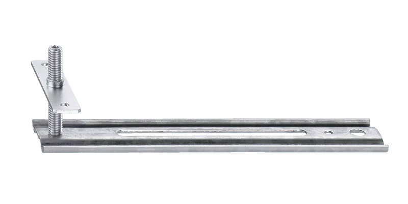 Fenstermontageschiene mit Anschraubplatte JB-D MNTGSHN-JB-D100-10-60-AM8-(A2K)