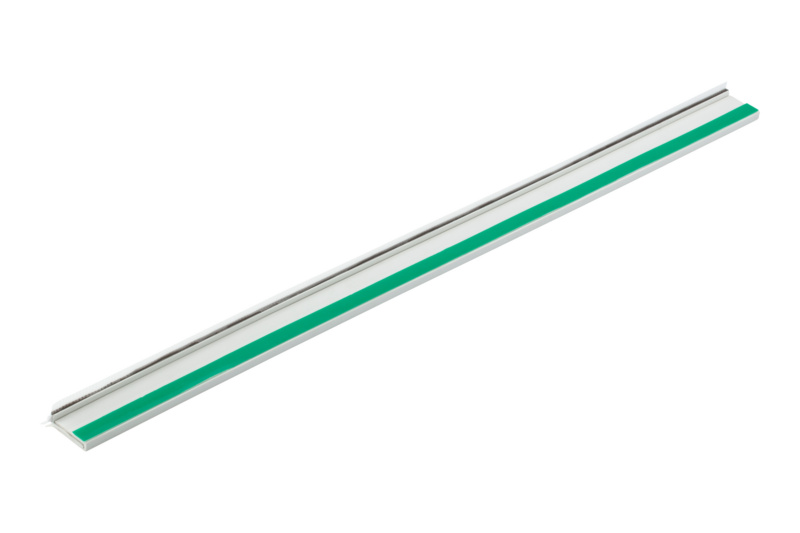Flachleiste mit Abdichtung außen FLLST-DICHT-AUSSEN-WEISS-20MM-1500MM