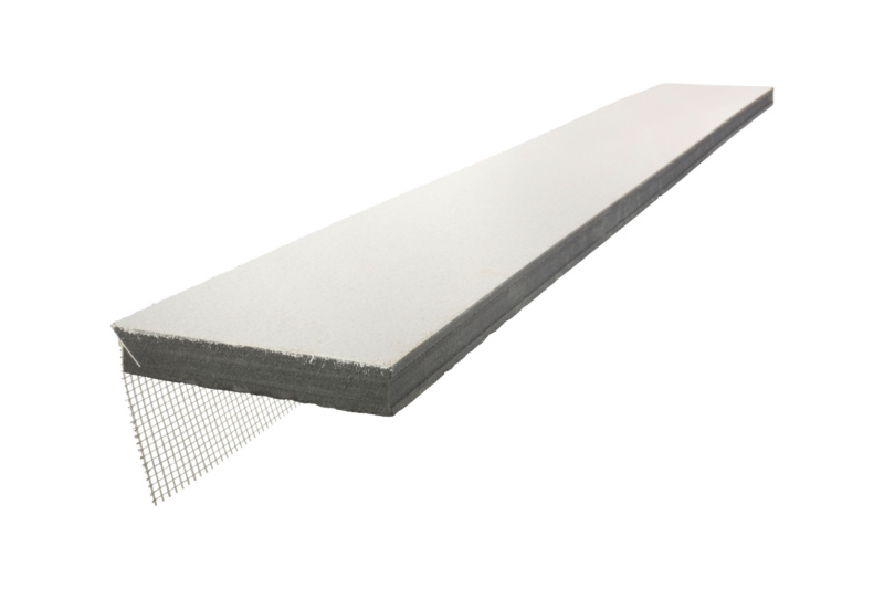 Laibungsplatte XPS mit Putzanschlussprofil LAIBPL-XPS-30MMX190MMX2500MM