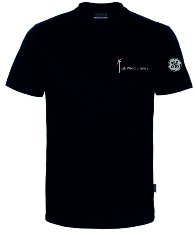 Arbeitsshirt GE T-SHIRT SCHWARZ XL