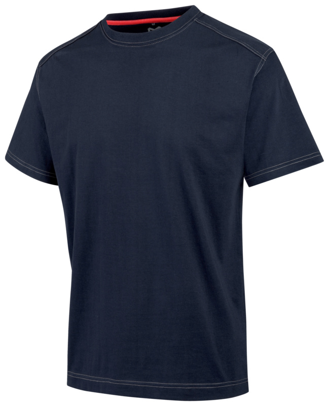 Office Baumwoll T-Shirt T-SHIRT HEAVY COTTON BLAU XS