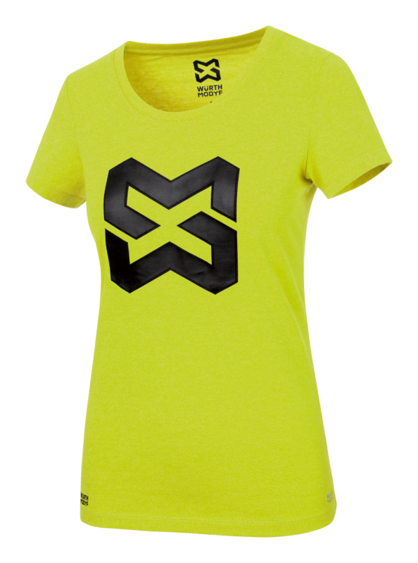 Arbeits T-Shirt Logo IV Damen T-SHIRT LOGO IV DAMEN LIME XXL