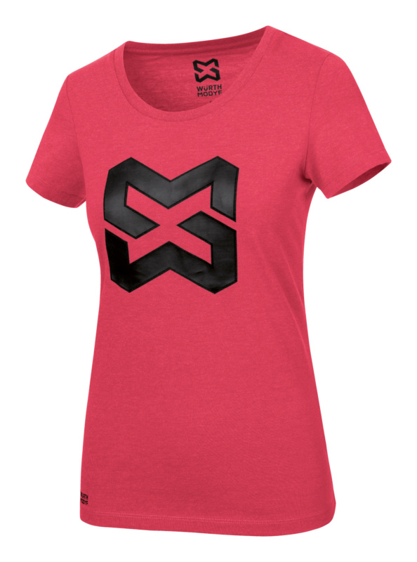 Arbeits T-Shirt Logo IV Damen T-SHIRT LOGO IV DAMEN ROT L