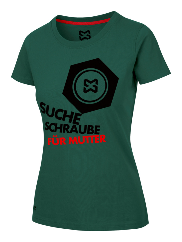 Arbeits T-Shirt Handwerk Damen T-SHIRT DAMEN SCHRAUBE GRUEN XL