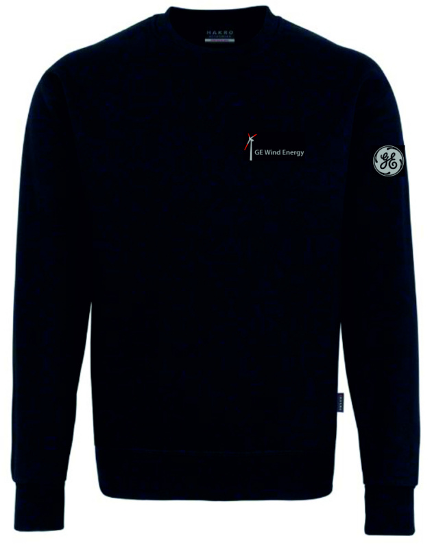 Arbeitspullover GE SWEATSHIRT SCHWARZ GR. L