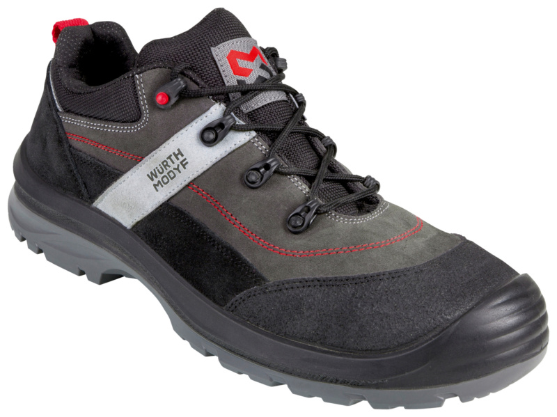 Corvus Veloursleder S3 Sicherheitsschuh HALBSCHUH CORVUS S3L GRAU 45