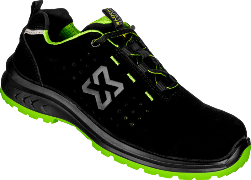 Sicherheitsschuhe S1PS Cruise ESD HALBSCHUH CRUISE S1PS ESD SWZ/GRUEN 44