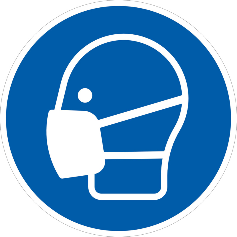 Maske - M016 GEBOTSHLD-ATEMSHUTZ-LEICHT-BENUTZEN-20CM
