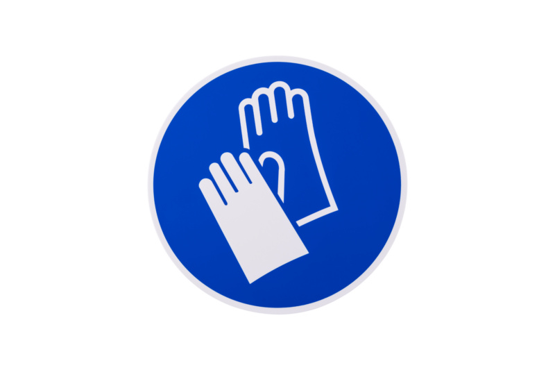 Handschuhe - M009 GEBOTSHLD-SCHUTZHANDSCHUHE-TRAGEN-20CM