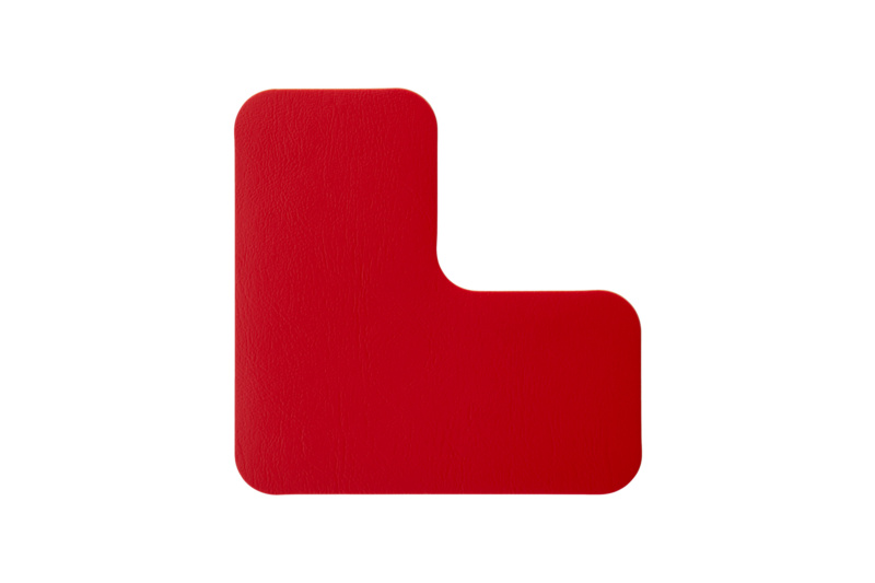 Bodenmarkierung Heavy Duty L-Stück 100x100x50 mm