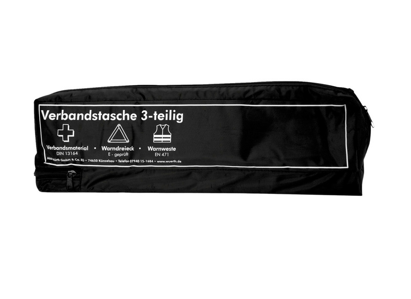 KFZ-Verbandstasche 3-teilig unbedruckt nach DIN 13164-2022