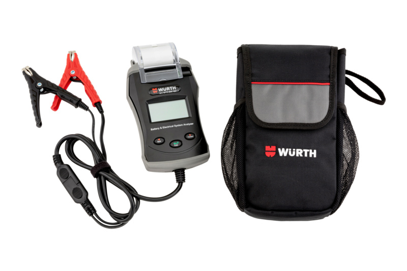 Batterie-/Ladesystemtester mit Thermodrucker