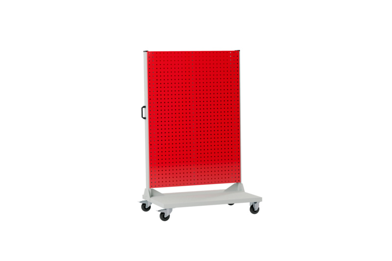 Fahrwagen Lochplattensystem FAHRWG-LOPL-1SEIT-3L-RAL7035/3020