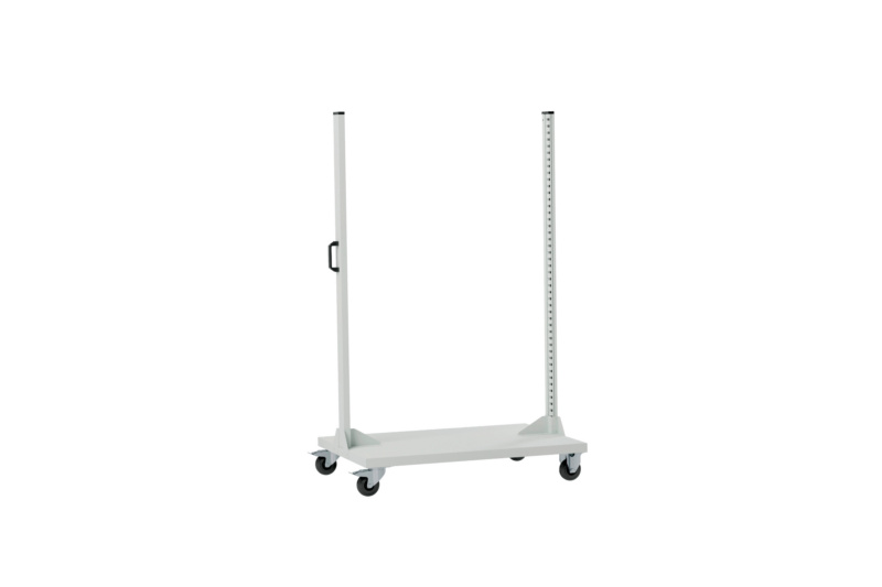 Fahrwagen Lochplattensystem FAHRWG-LOPL-2SEIT-LEER-2X3L-RAL7035