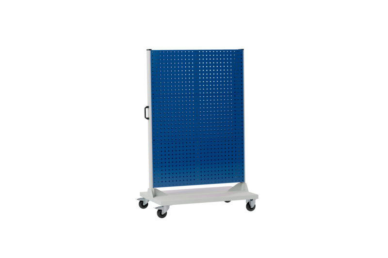 Fahrwagen Lochplattensystem FAHRWG-LOPL-2SEIT-2X3L-RAL7035/5010