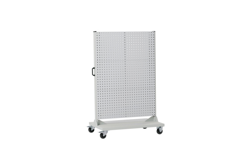 Fahrwagen Lochplattensystem FAHRWG-LOPL-2SEIT-2X3L-RAL7035/7035