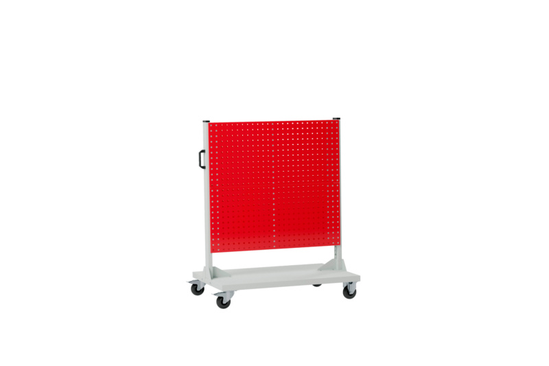 Fahrwagen Lochplattensystem FAHRWG-LOPL-2SEIT-2X2L-RAL7035/3020