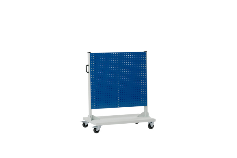 Fahrwagen Lochplattensystem FAHRWG-LOPL-2SEIT-2X2L-RAL7035/5010