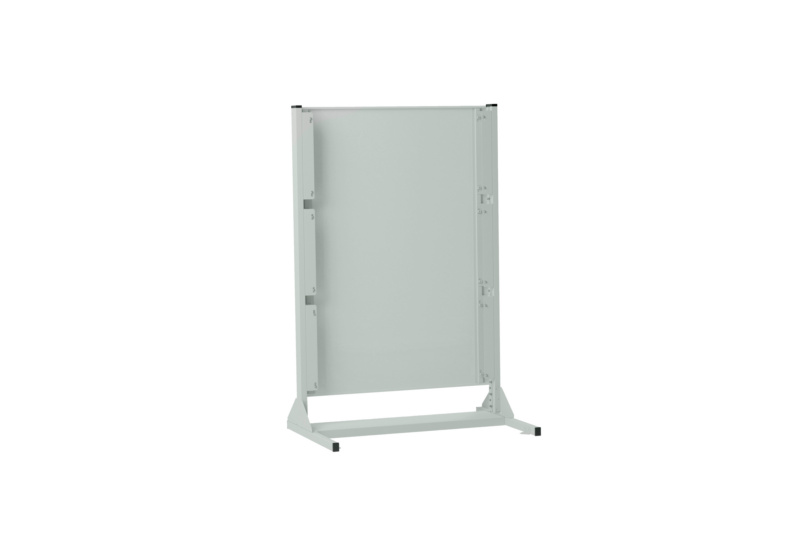 Standregal Lochplattensystem STANDRGL-LOPL-1SEIT-LEER-3L-RAL7035