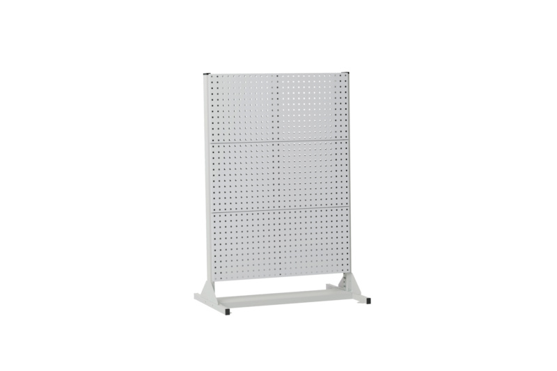 Standregal Lochplattensystem STANDRGL-LOPL-2SEIT-2X3L-RAL7035/7035