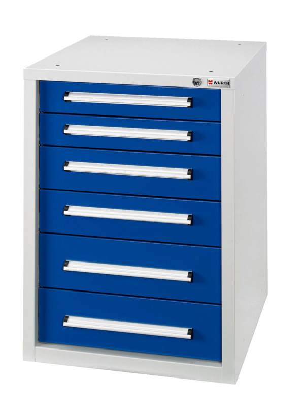 Schubladenschrank BASIC SLSHRNK-BASIC-US6-RAL5010/RAL7035